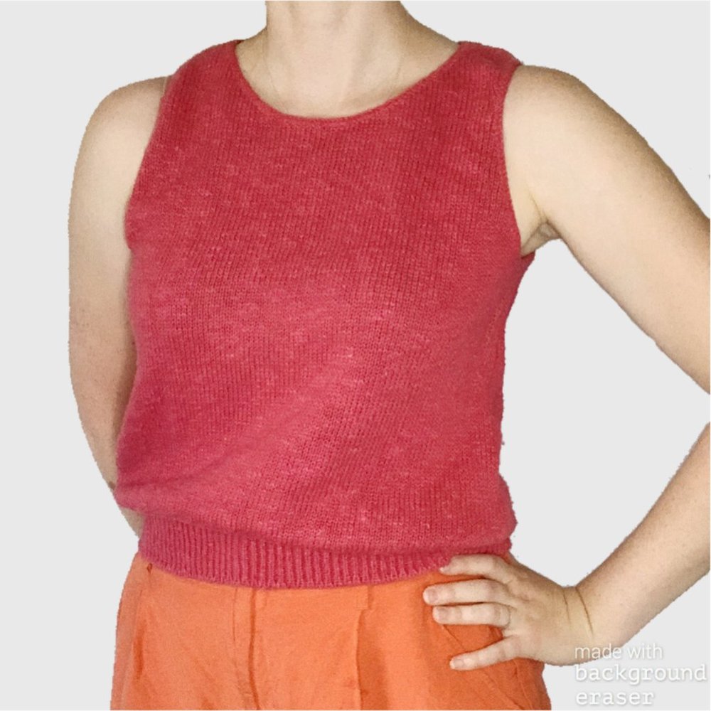 Vintage J. Crew Sweater Vest Pink Size M